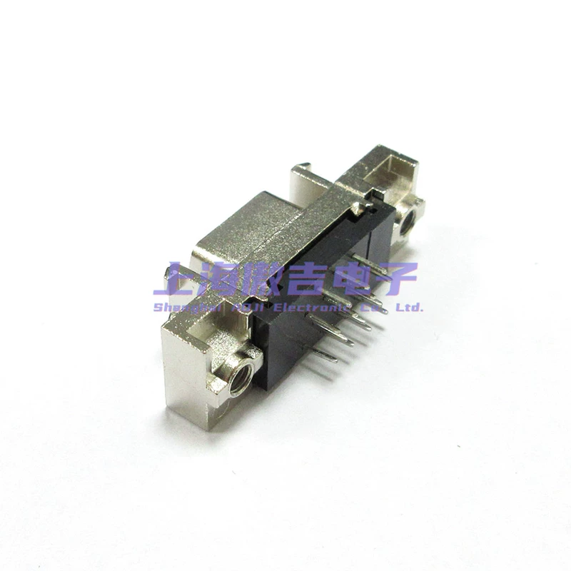 Đầu nối MDR 2,54mm SCSI/CN-14P Bảng hàn pin thẳng Nữ có rãnh Ổ cắm ổ đĩa servo