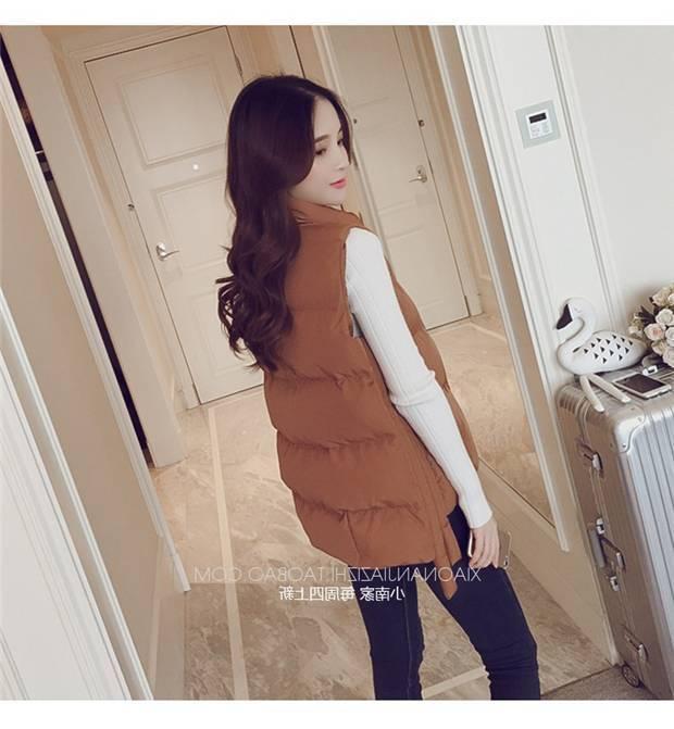 Mùa thu đông mới phiên bản Hàn Quốc mỏng manh màu tinh khiết ngắn áo vest nữ shop áo khoác nữ hàn quốc