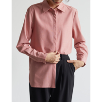 S AUTUMN gold rose shirt career commuter lining woman design feeling small crowd long sleeve quite wide temperament blouse