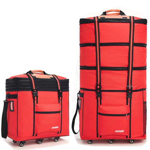 Вместительная и большая универсальная водонепроницаемая складная сумка для переезда для путешествий, ткань оксфорд