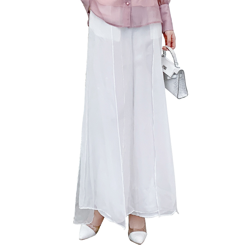 Han váy quần fairy quần trà văn học Trung Quốc retro gió phụ nữ mặc Tang kiểu siêu cổ tích sườn xám quần rộng chân