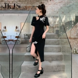 Легкое модное ципао, светлый стиль, китайский стиль