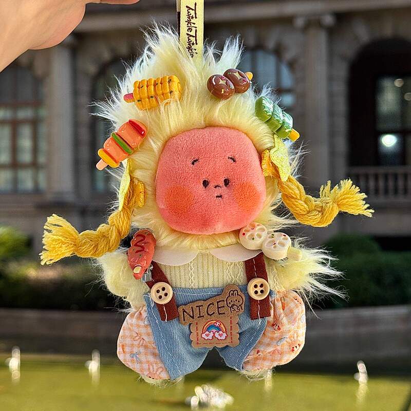 【Baby Clothes】Wind-Blown and Messy Third Generation Star People Good Dreams Weather Bureau Series Plush Pendant Clothes Bib
