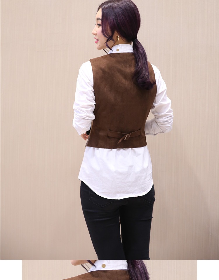 Mùa xuân 2018 mới phù hợp với vest vest vest nữ vest vest vai len áo khoác mỏng vest ngắn quần áo nữ