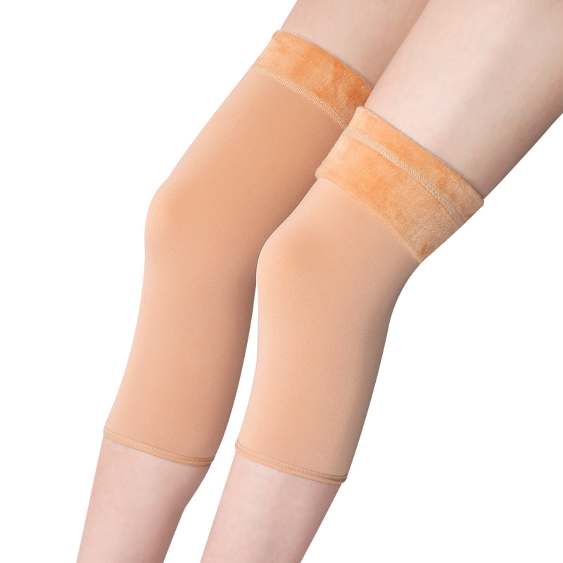 Winter knee pads to keep warm the old cold leg joints cold-proof elderly plus velvet knee sleeves no trace four seasons thin section men and women