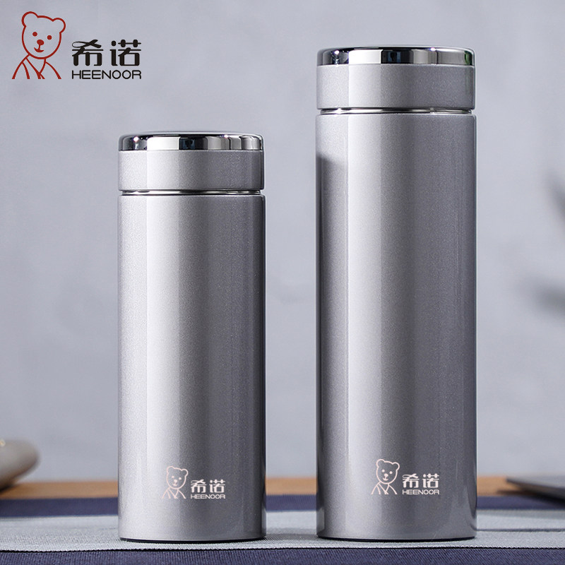 Shino Large Capacity Insulation Cup Male Lady Upmarket Strainer Tea Drinking Water Glass 304 Stainless Steel Sinot Cups