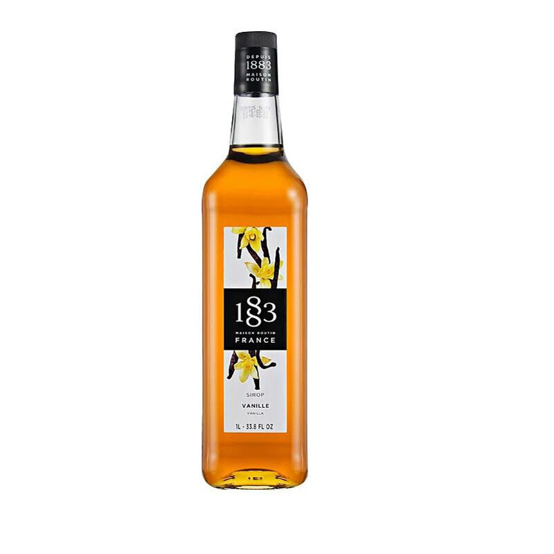 French imports 1883 truffle Vanilla flavor syrup Fruit dew 1000ml vanille Blend Coffee Cocktails