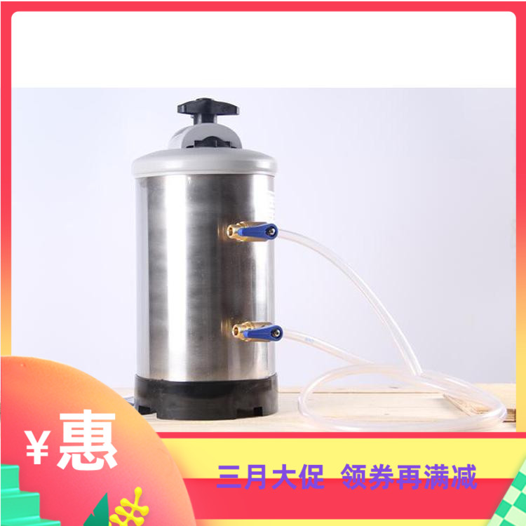 8L semi - automatic boiler coffee machine with softener scaling equipment