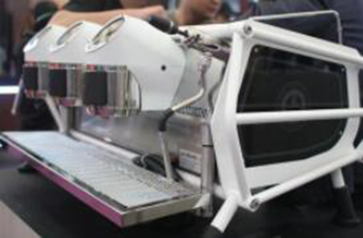 SANREMO CAFE RACER Ý giá nhập khẩu đúng tất cả máy pha cà phê bán tự động hai đầu trắng ba đầu Ý - Máy pha cà phê máy pha cà phê chuyên nghiệp