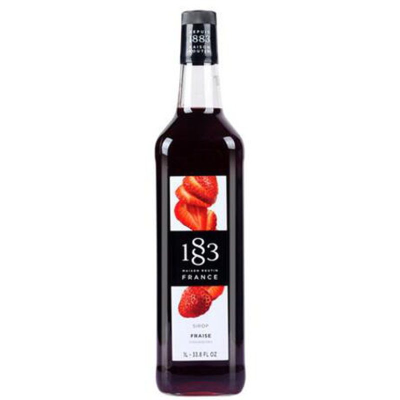 French 1883 truffle strawberry flavor flavors syrup fruit dew straßberry 1000ml