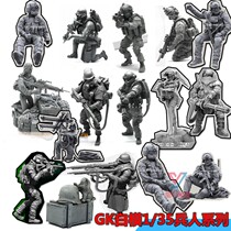 Spot 1 to 35 GK white model soldiers US military Germany and other military model 1 to 65 model hand 1 to 24