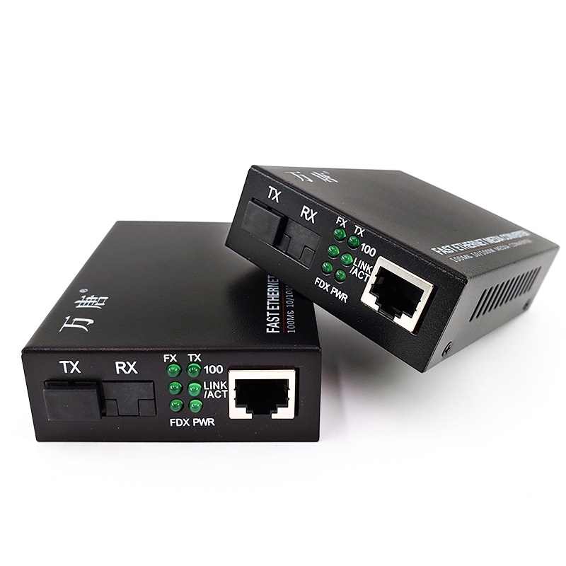 wantang 100m single-mode single-fiber optical fiber transceiver wt-3100ab network photoelectric converter 25km pair
