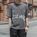 Áo thun nam tay ngắn mùa hè 2019 xu hướng mới bé trai cotton nửa tay thủy thủ thương hiệu quần áo từ bi quần áo nam - Áo phông ngắn áo thun burberry Áo phông ngắn
