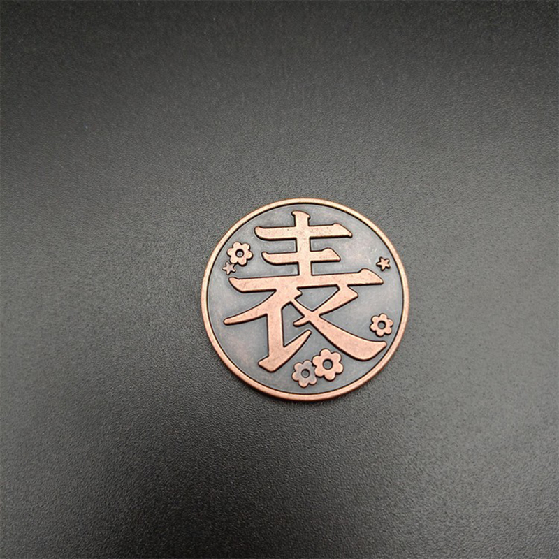 Demon Slayer: Kimetsu No Yaiba Rengoku Kyoujurou and Kanroji Mitsuri Same Style Coin, Coin Toss, Cosplay Collectible Prop, Anime Merchandise