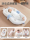 Ребенок в кроватке, новорожденный, ребенок от давления, 0-3 лет, защита от ударов, артефакт для лежания и сна, предотвращающий удушье молоком, рвоту, коврик для сна, гнездо для сна mini 2