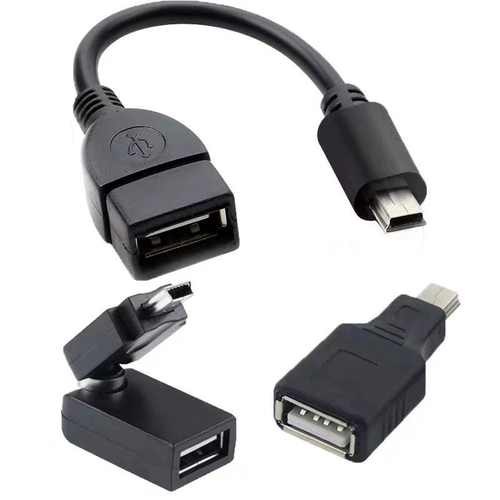 Car U Disk Rotor Mini Mini USB CAR Audio OTG Navigation Converter Contence Line Reader Universal Old Chait Type Interface Plugc