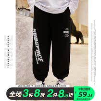 Boys pants cotton trousers spring and autumn casual cotton sweatpants autumn big children autumn fat hip hop