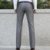 Mùa xuân và mùa thu Quần nam mới Slim Casual Business Thanh niên Quần mỏng Quần màu xám Quần dài chính thức bộ suit nam Suit phù hợp