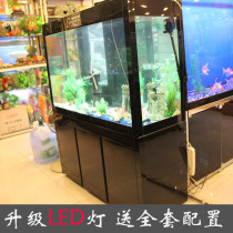 Fish tank aquarium office home landscape decoration HD ecological large and medium glass screen fish tank