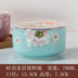 hộp cơm cắm điện 3 tầng Bát sứ tươi có nắp hộp cơm trưa ký túc xá ăn liền bát phở bộ đồ ăn gia đình bát cơm lò vi sóng - Hộp cơm điện sưởi ấm hộp hâm nóng thức an lock&lock Hộp cơm điện sưởi ấm