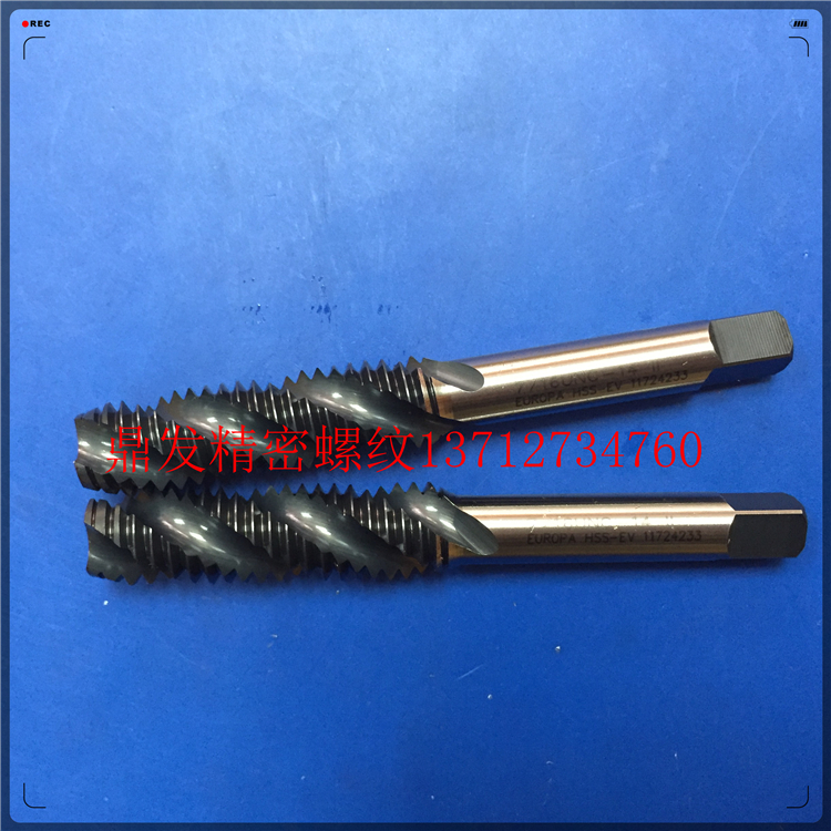 British Europa ET Anglo American spiral screw tap 3 8-16-24-32W stainless steel SUS aluminium AL machine with screw tap