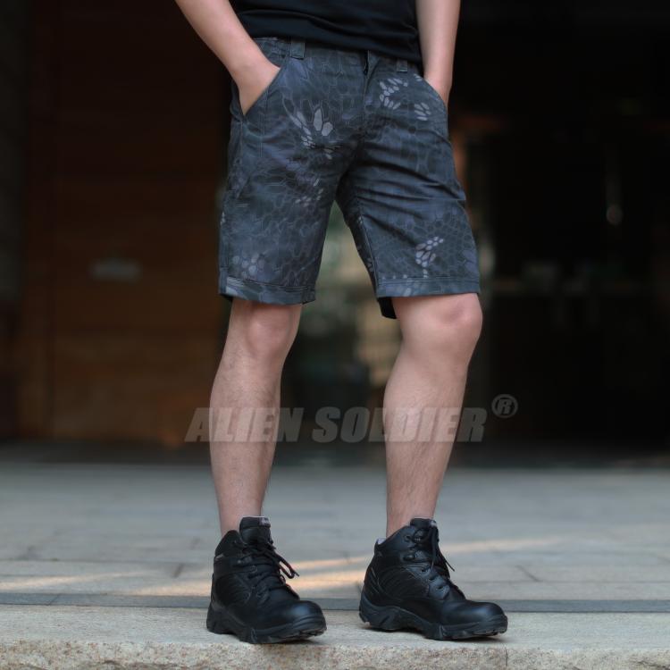 Mùa hè quần gà Slim CP ngụy trang chiến thuật quần short năm điểm quần yếm nam ngoài trời quần áo đam mê quân sự - Những người đam mê quân sự hàng may mặc / sản phẩm quạt quân đội giày quân nhu