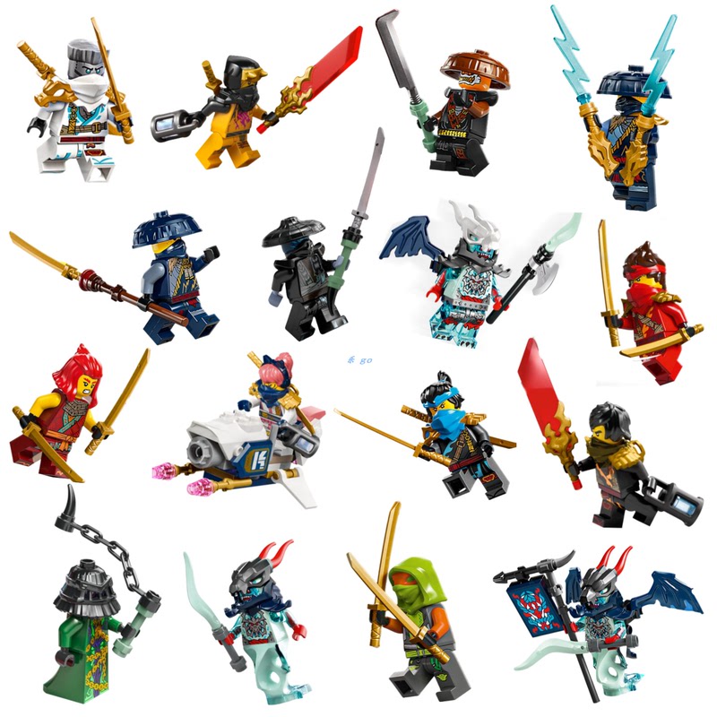 【Authenticity Guaranteed】71843 Ninja Minifigure Rockeskuirtel 71845 71844 71848