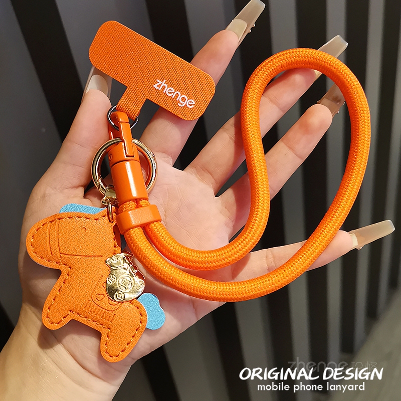 Get Rich Immediately Phone Lanyard Short Style High-Quality Orange Rotating Headband with Adjustable Buckle Hanging Chain Outdoor Case Anti-Lost New Get Rich Immediately Phone Lanyard Short Style High-Quality Orange Rotating Headband with Adjustable Buckle Hanging Chain Outdoor Case Anti-Lost New