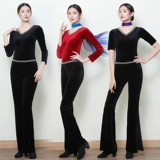 Бархатная элегантная спортивная одежда для тренировок, комплект