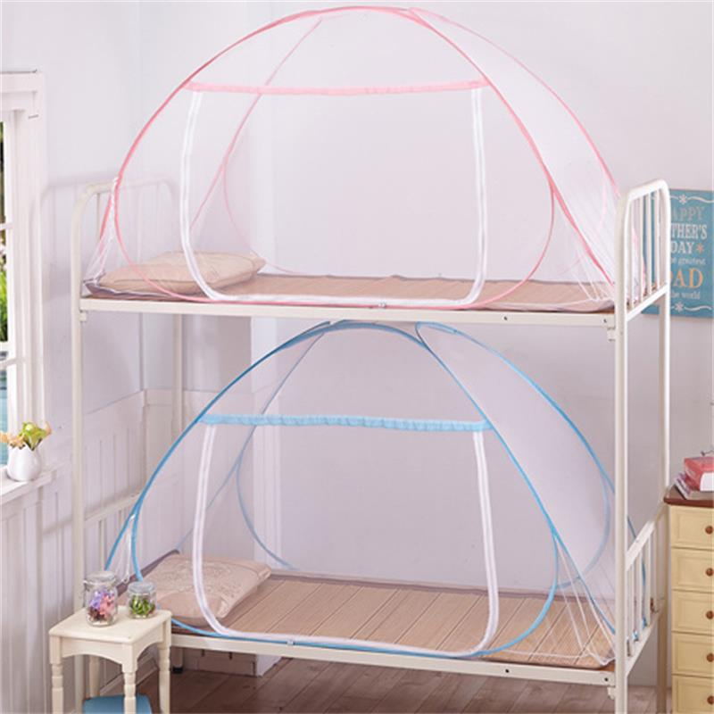 Muỗi net yurt miễn phí lắp đặt ký túc xá sinh viên giường đôi 1.0 m có thể gập lại nhà giường con 1.2 m giường