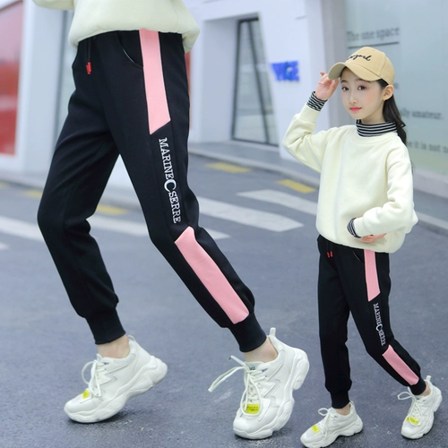 Бархатные хлопковые штаны, детский удерживающий тепло зимний пуховик для отдыха, подходит для подростков