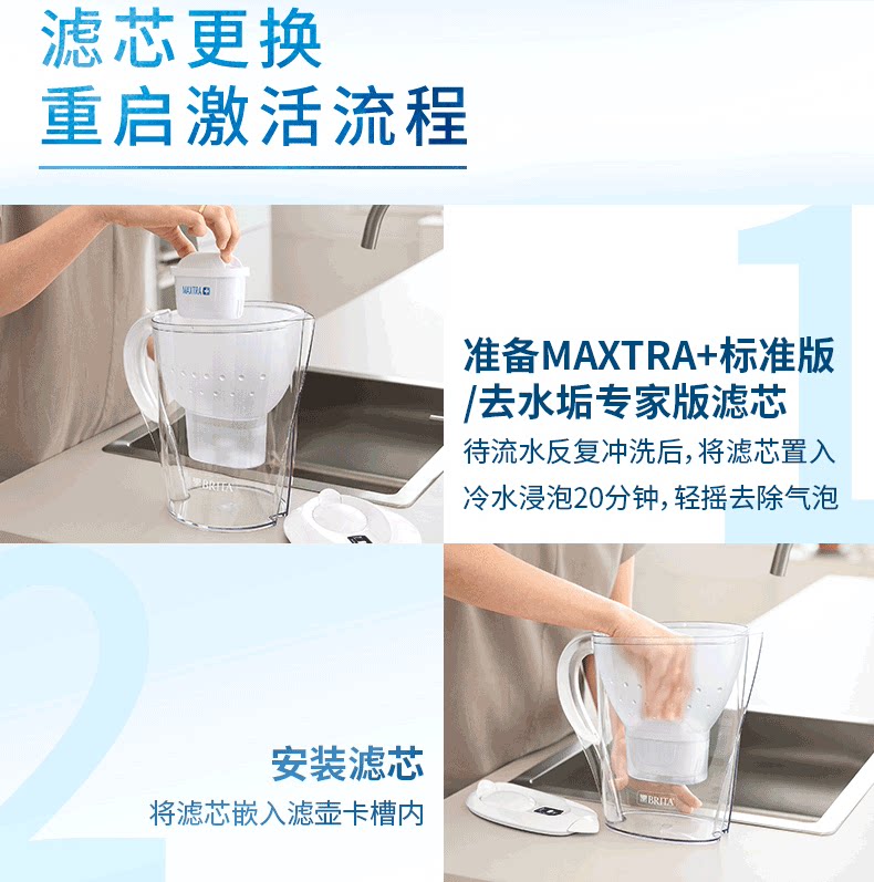 碧然德 海洋系列 Marella XL 净水壶 3.5L+7个德国原装滤芯 图13