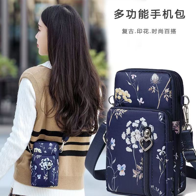 2025 New Model Phone Bag Large Capacity Coin Purse Small Bag Single Shoulder Crossbody Bag Elderly Large Screen Phone Bag Multi-Layer