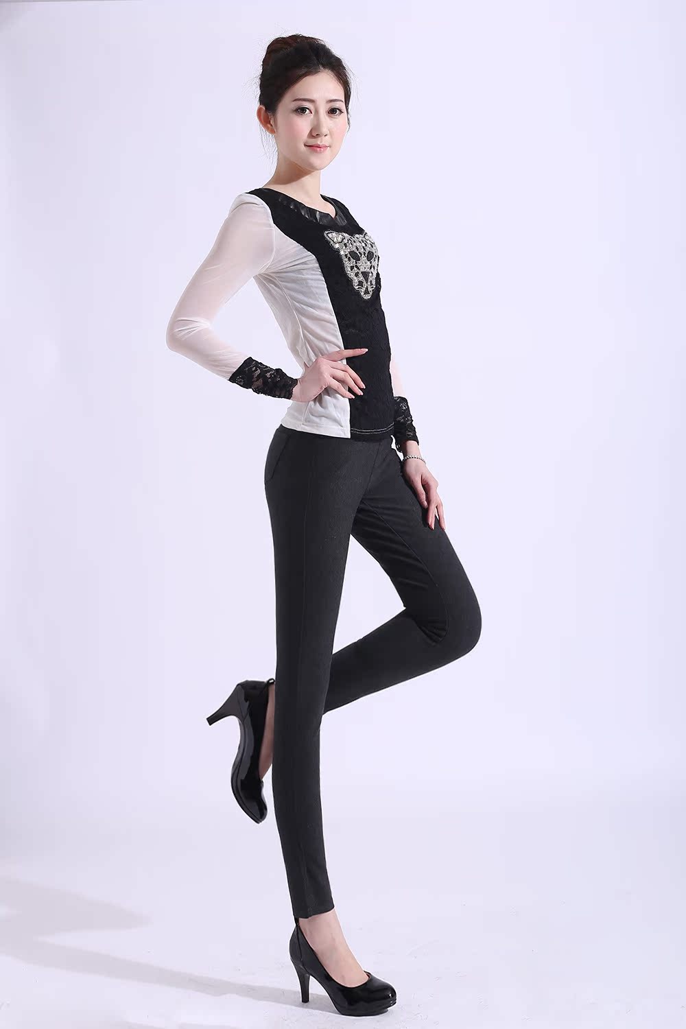 Pantalon collant jeunesse en viscose - Ref 748633 Image 15