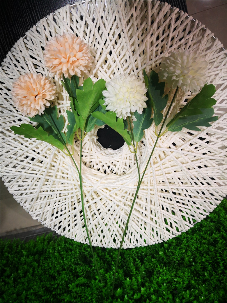 Mô phỏng Hyacinth Hydrangea Dandelion Onion Ball Home Living Room Trang trí Hoa Đặt hoa Hoa giả Hình xăm - Hoa nhân tạo / Cây / Trái cây cây mai giả trang trí tết