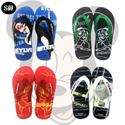 Benny Road flip flops nam Disney phim hoạt hình anime pinch sinh viên mùa hè bãi biển không trơn trượt dép đôi S