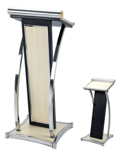 Shunnan Lecture Desk Meeting Desk Chair Desk Greeting Bentdesk Chair Desk Stainless Steel Lecture Desk Arc