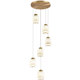 New Chinese-Style Small Chandelier for Stairs, Duplex Modern Minimalist Design, Rural Self-Built House High-Ceiling Living Room Lamp