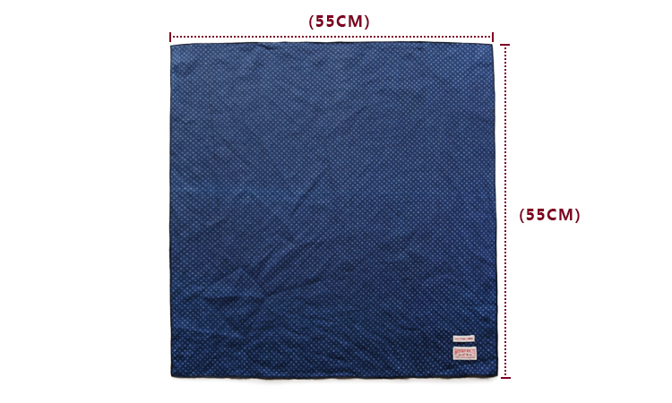 Bronson Natural Plant Indigo Blue Retro Polka Dot Bandana ACCESSORIES 16 Bronson Natural Plant Indigo Blue Retro Polka Dot Bandana ACCESSORIES -Bronson Elegant Shop