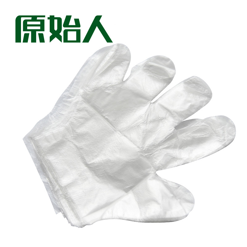 Original people barbecue accessories thickened transparent catering food disposable gloves 50 pcs for barbecue tools supplies