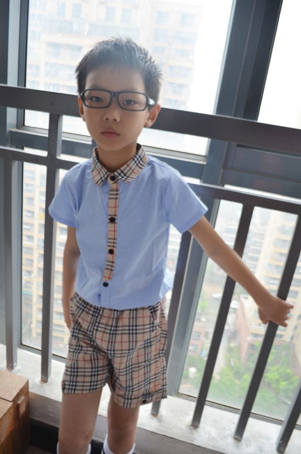 Quần áo mẫu giáo cotton nguyên chất 2017 mới hè học sinh đồng phục học sinh đặt lớp trẻ em phục vụ mùa hè hợp xướng - Đồng phục trường học / tùy chỉnh thực hiện áo thun đồng phục đẹp cho bé