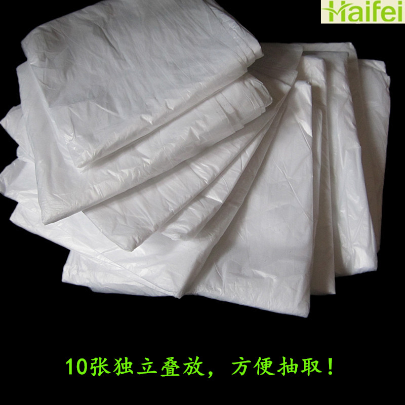 Khăn trải bàn dùng một lần Khăn trải bàn bằng nhựa Khăn trải bàn màu trắng sữa trung bình 10 mảnh phim 180 * 180cm - Các món ăn dùng một lần bao ni lông