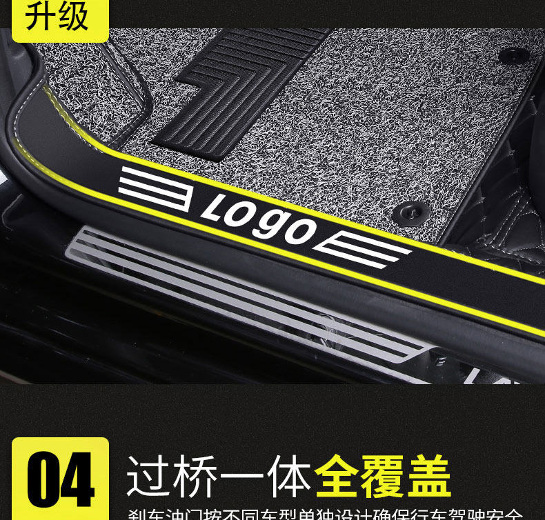 Mercedes-Benz E300L Floor Mats C200L C260L E260L Glc260L Full-Coverage Special Car Floor Mats