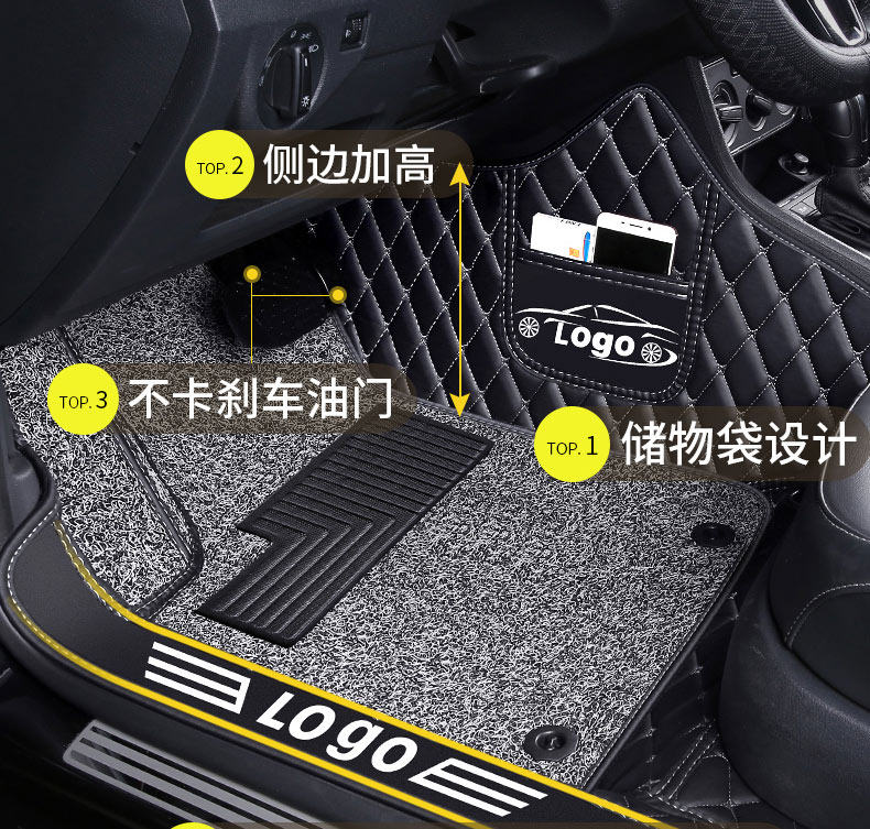 Mercedes-Benz E300L Floor Mats C200L C260L E260L Glc260L Full-Coverage Special Car Floor Mats