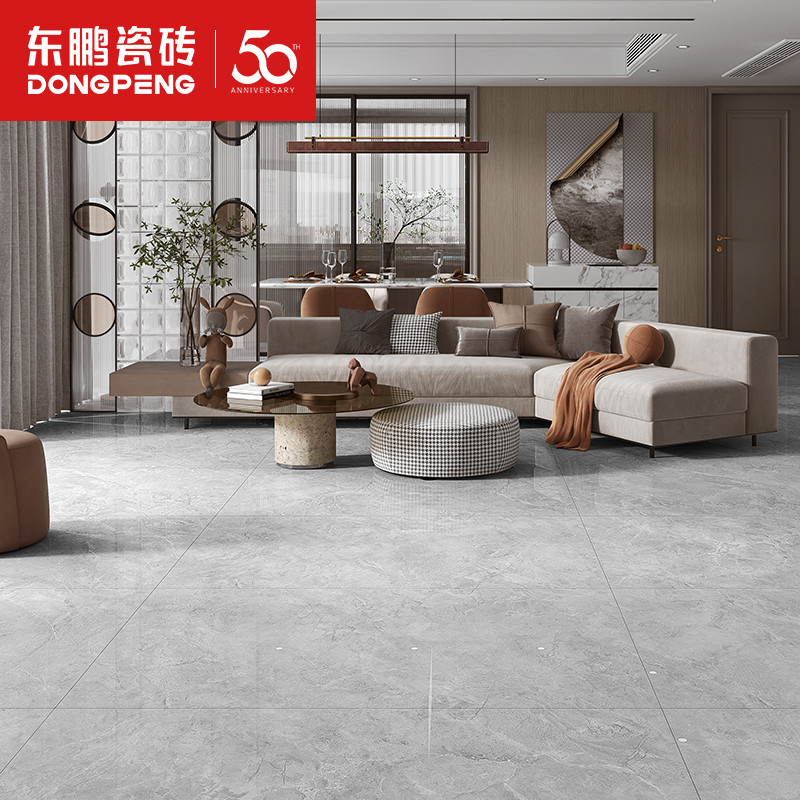 Dongpeng tile modern minimalist living-room 750x1500 marble floor tiles Tile Background Wall Tiles