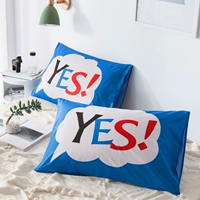 Cartoon bông gối 100% cotton trẻ em ký túc xá đơn gối bìa 48 * 74cm một cặp váy - Gối trường hợp gối dành cho bà bầu