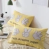 Cartoon bông gối 100% cotton trẻ em ký túc xá đơn gối bìa 48 * 74cm một cặp váy - Gối trường hợp