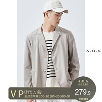 2021 summer new hanging light small suit men loose Korean version handsome suit mens casual casual western jacket