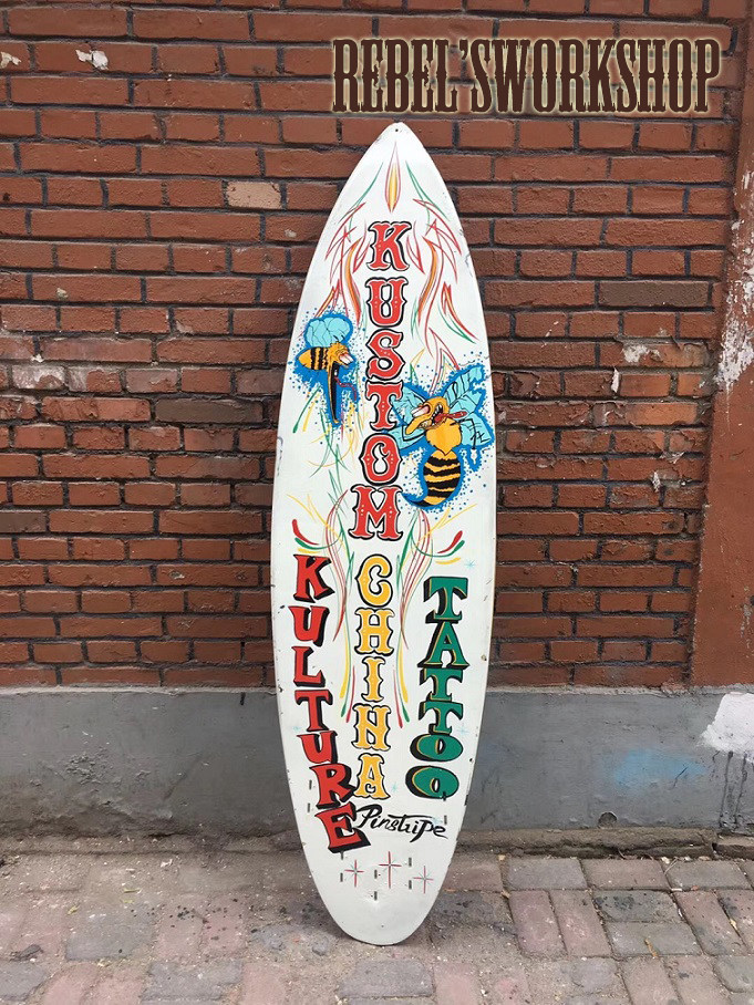 Kustom China hand-painted kanban American locomotive cable retro signboard customization