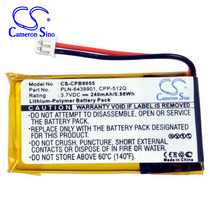 CameronSino applicable Avaya AWH55 AWH65 AWH-55 Bluetooth headset battery 64327-01